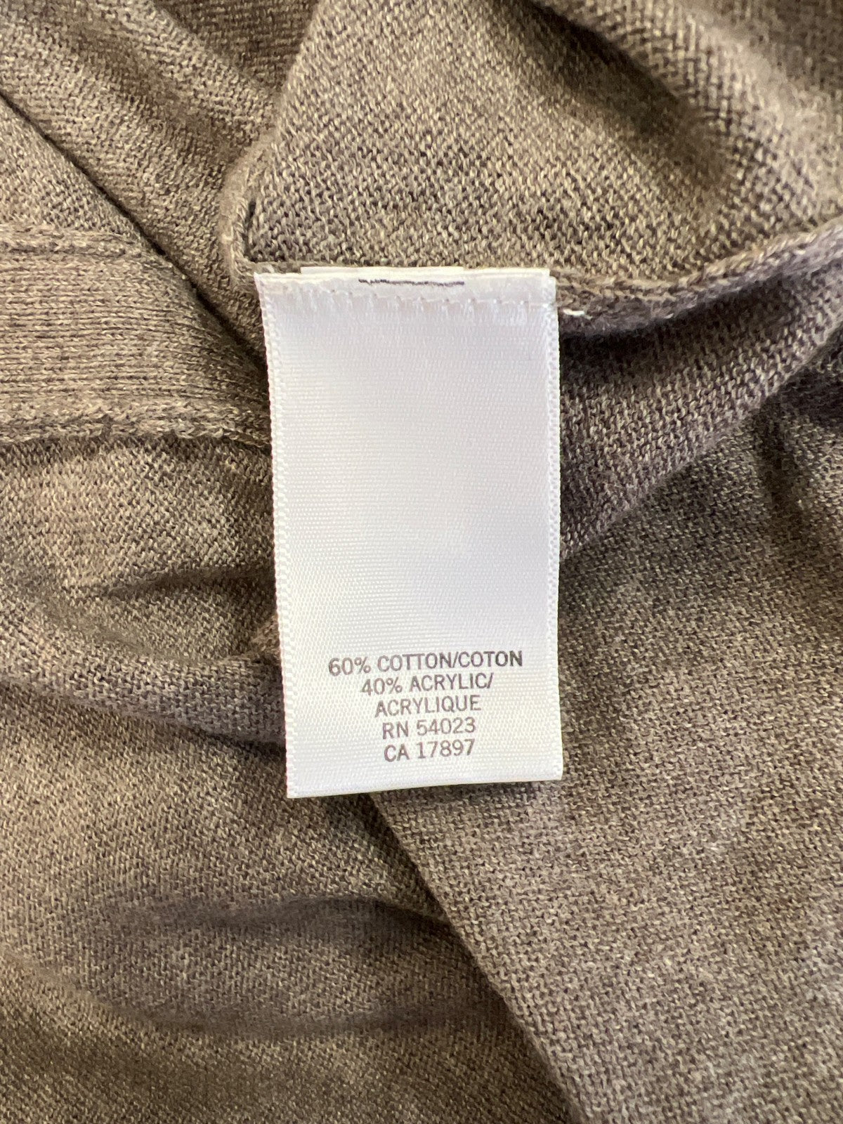 Banana Republic Women’s Brown Thin Knit Long Sleeve Wrap Sweater Dress - M