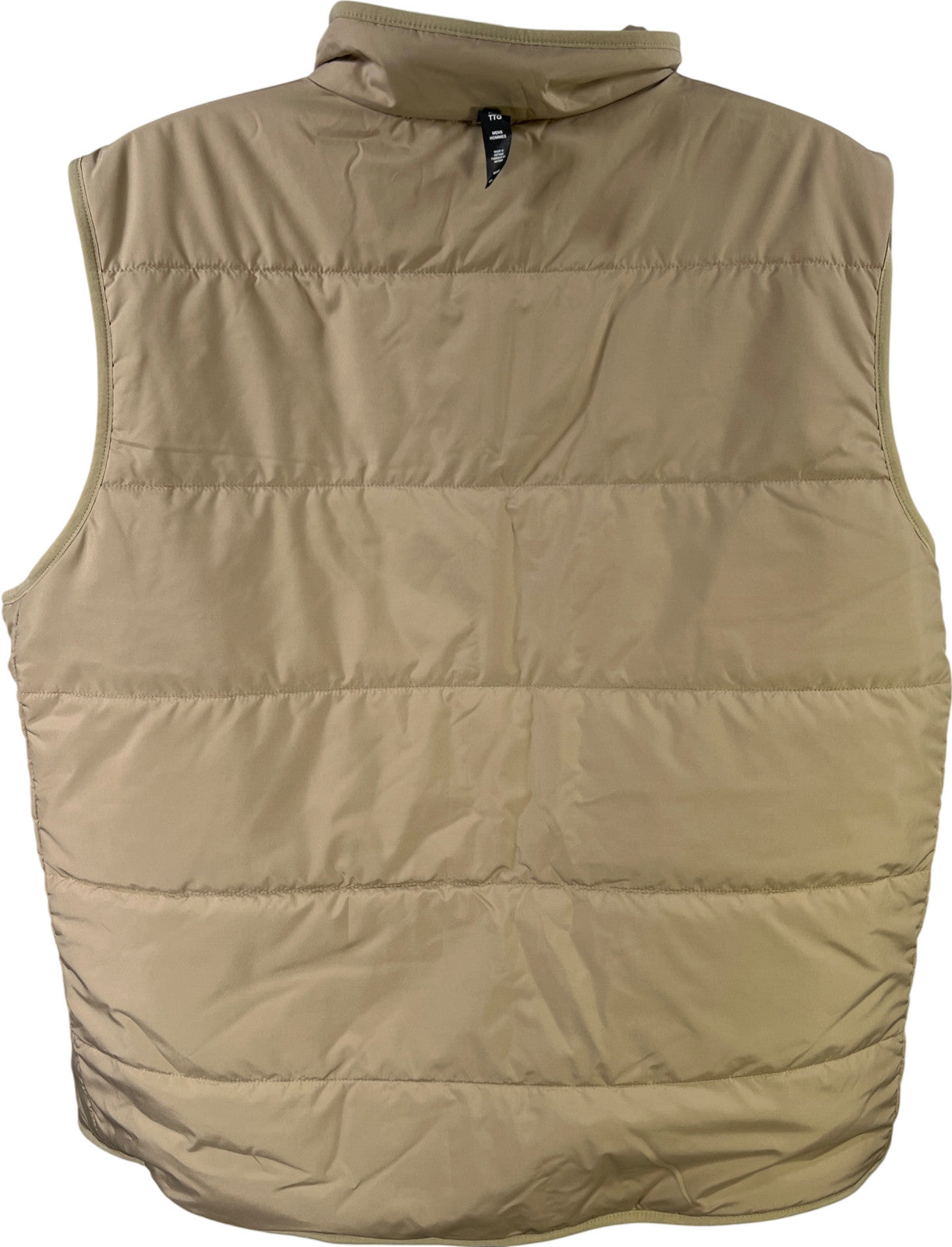 The North Face Men’s Beige Reversible Puffer Vest - XXL