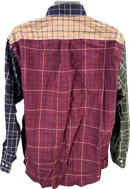 Brooks Brothers 346 Men’s Multicolor Plaid Long Sleeve Button Up Shirt - L