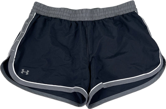 Under Armour Women’s Black Semi-Fitted Lined Athletic Running Shorts - M
