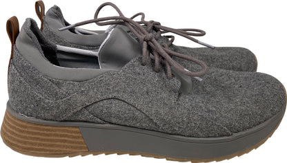 Dr. Scholls Women’s Gray Texture Lace Up Walking Shoes - 8