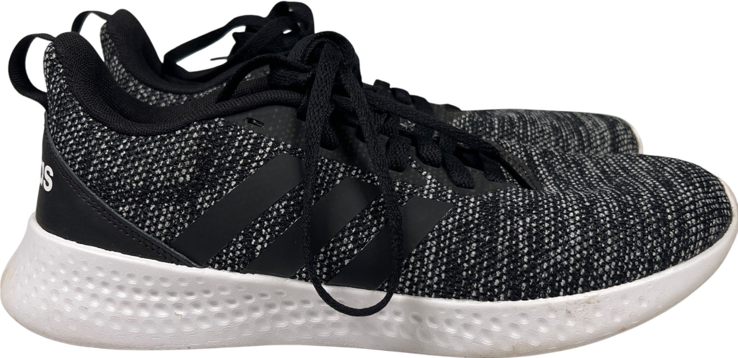 Adidas Men’s Black Cloudfoam Lace Up Athletic Sneakers - 8.5