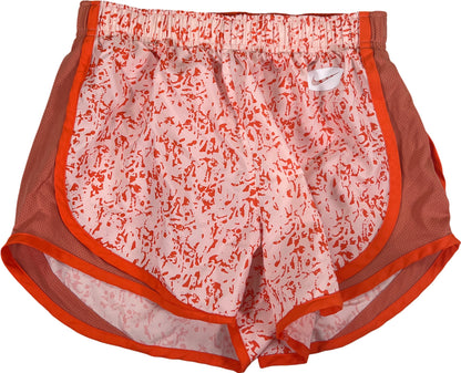 Nike Women’s Orange Lined Dri-Fit Athletic Running Shorts - XS