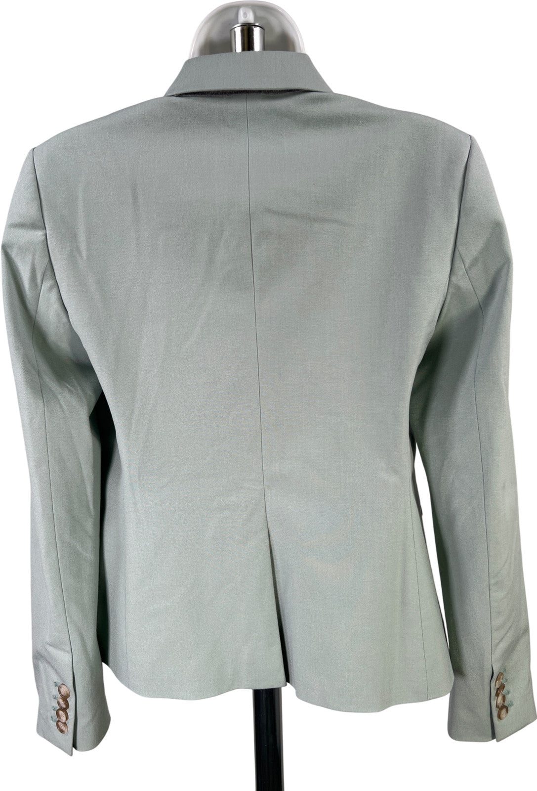 Ann Taylor Women’s Blue Long Sleeve One Button Blazer Jacket - 2