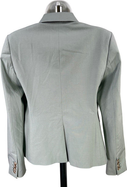 Ann Taylor Women’s Blue Long Sleeve One Button Blazer Jacket - 2