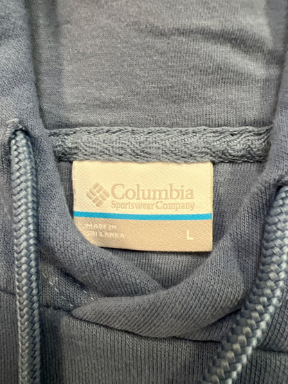 Columbia Men’s Blue Graphic Fleece Lined Pullover Sweatshirt - L