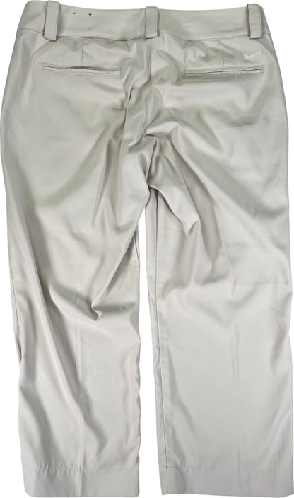 Nike Golf Women’s Light Beige Tour Performance Dri-Fit Capri Pants - 8