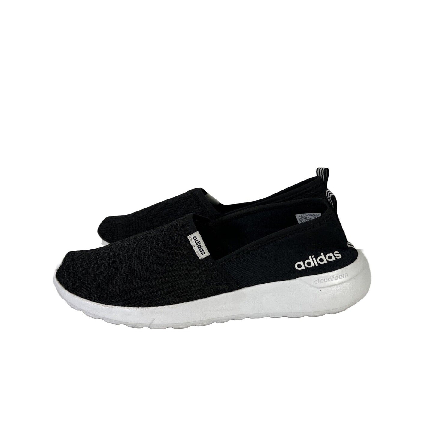 Adidas Women's Black Memory Foam Lite Racer Comfort Athletic Shoes - 10