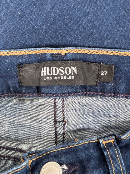 Hudson Women’s Dark Wash Nico Cigarette Straight Leg Jeans - 27