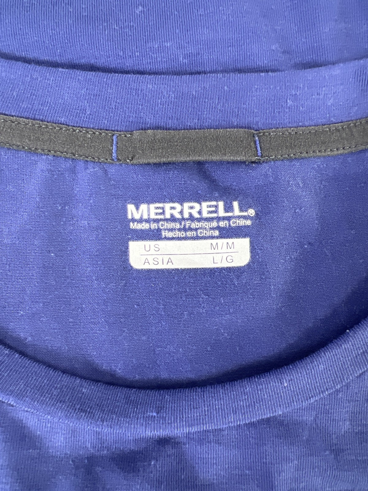 Merrell Women’s Blue Short Sleeve Athletic T-Shirt - M