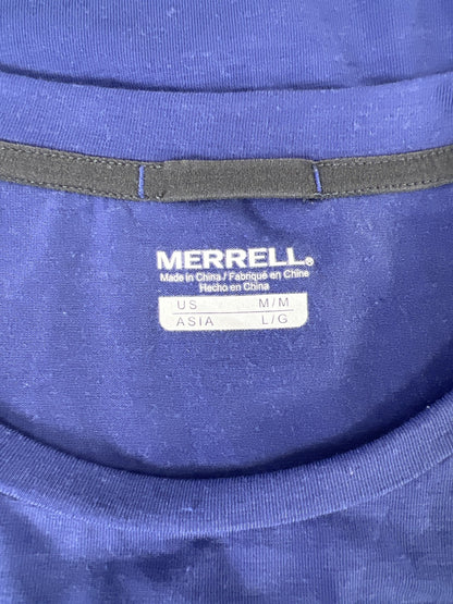 Merrell Women’s Blue Short Sleeve Athletic T-Shirt - M