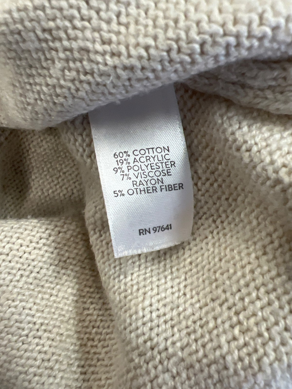 J.Jill Women’s Ivory Knit Long Sleeve Hooded Tunic Sweater - S