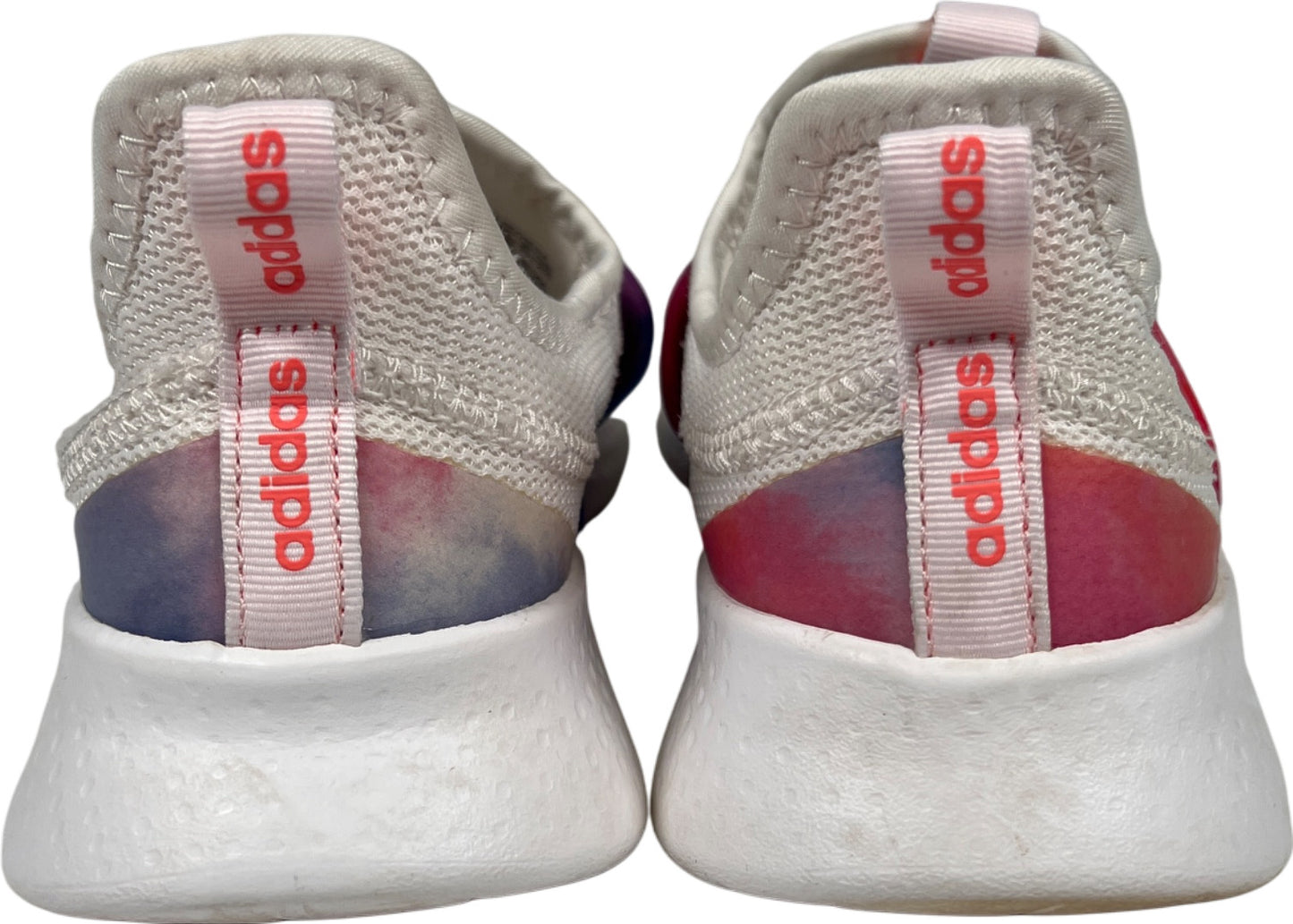 Adidas Women’s White/Pink Cloudfoam Slip On Walking Sneakers - 8.5