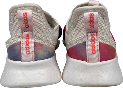 Adidas Women’s White/Pink Cloudfoam Slip On Walking Sneakers - 8.5