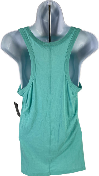 NEW ANA Women’s Blue Sleeveless Racerback Pocket Front Tank Top - S