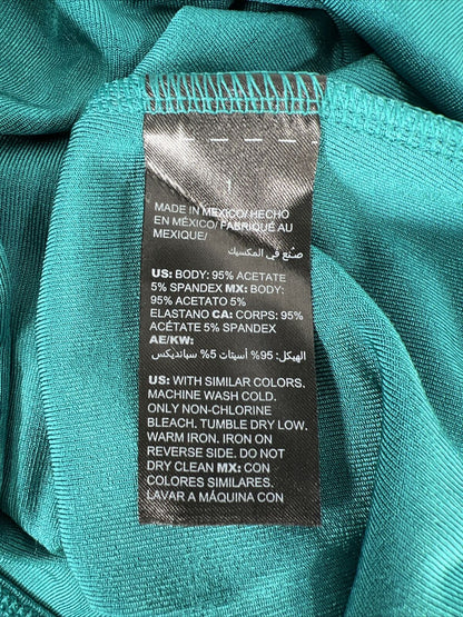 Camiseta sin mangas reversible verde/azul de Chico's Travelers para mujer - 1/M
