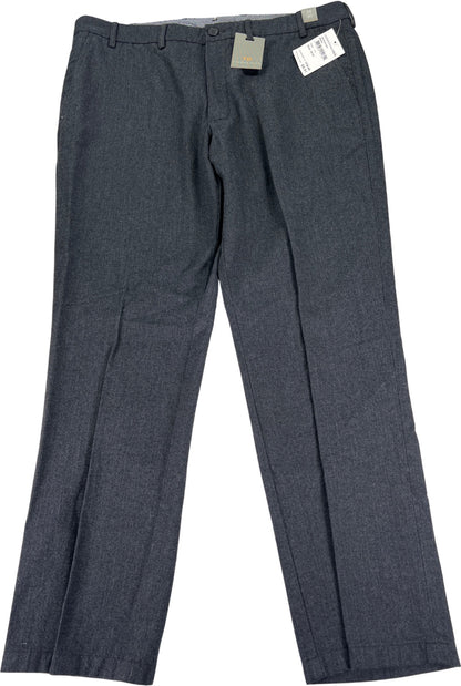 Thomas Dean Men’s Black/Gray Dress Pants - 38x30