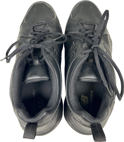 New Balance Women’s Black Leather 608 Lace Up Athletic Shoes - 11