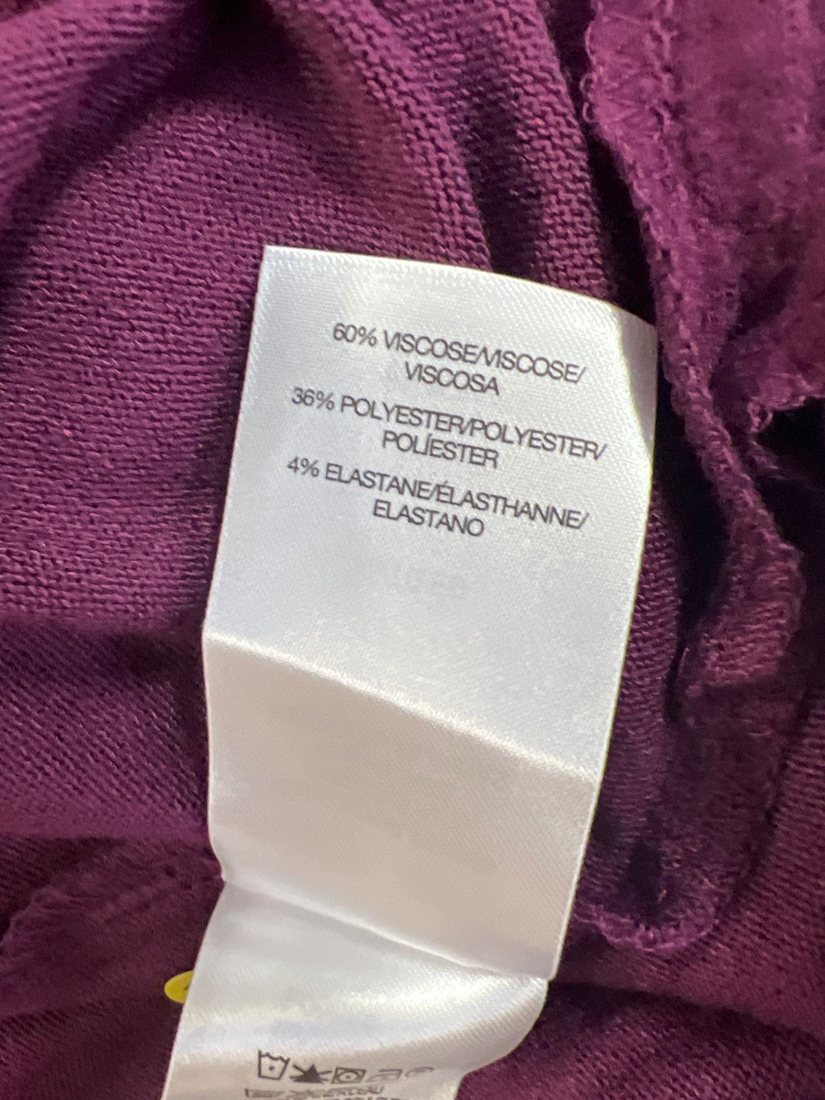 Lucky Brand Women’s Purple Long Sleeve Cozy Crewneck Sweater - XL