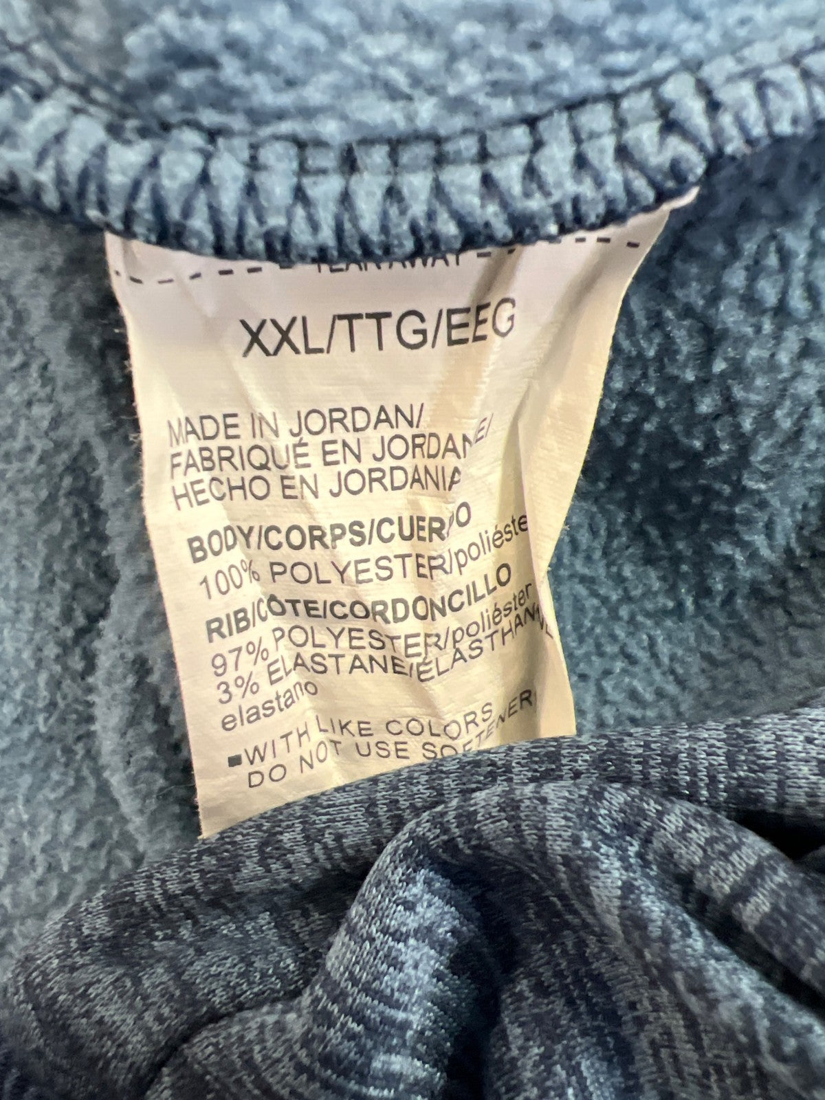 Under Armour Men’s Blue Coldgear 1/4 Zip Sweatshirt - XXL