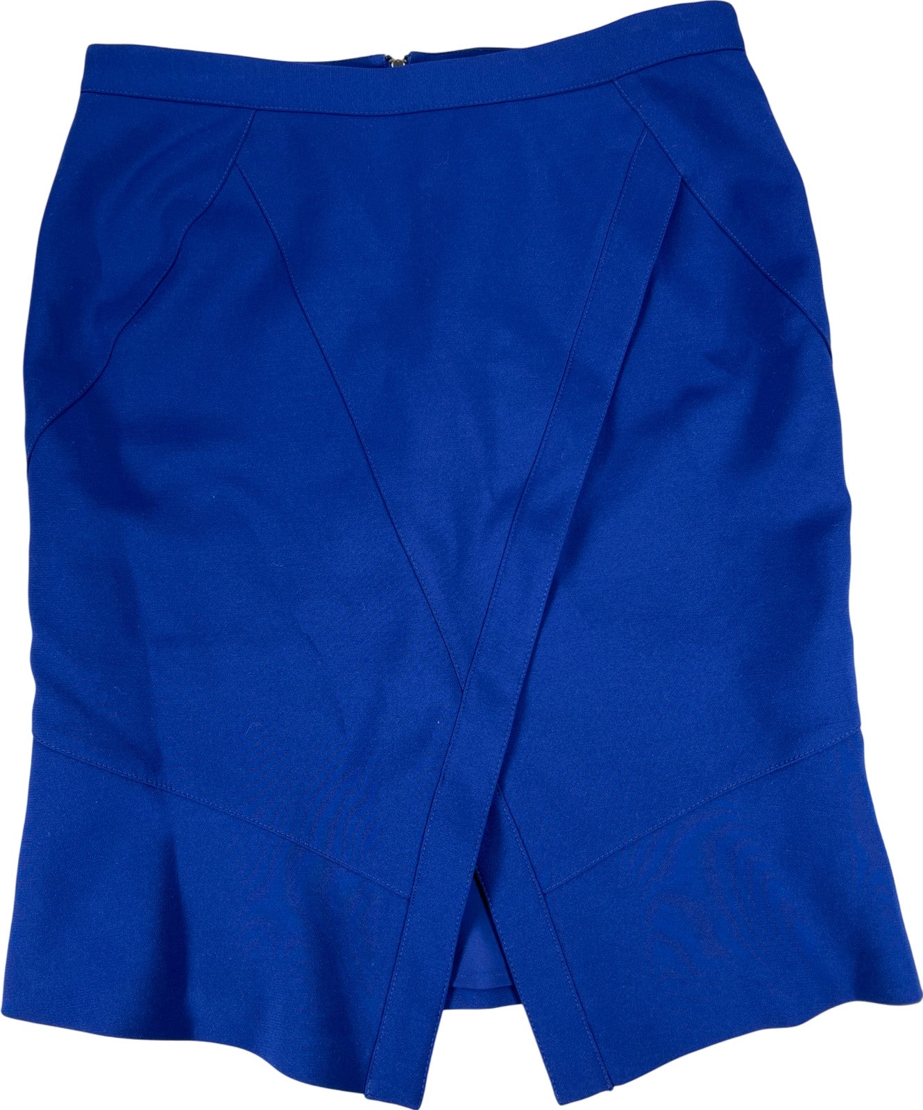 BCBGMaxazria Women’s Deep Royal Blue Taylon Straight Pencil Skirt - 10