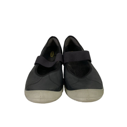 Keen Women's Black Leather Lorelai Mary Jane Comfort Walking Shoes - 10
