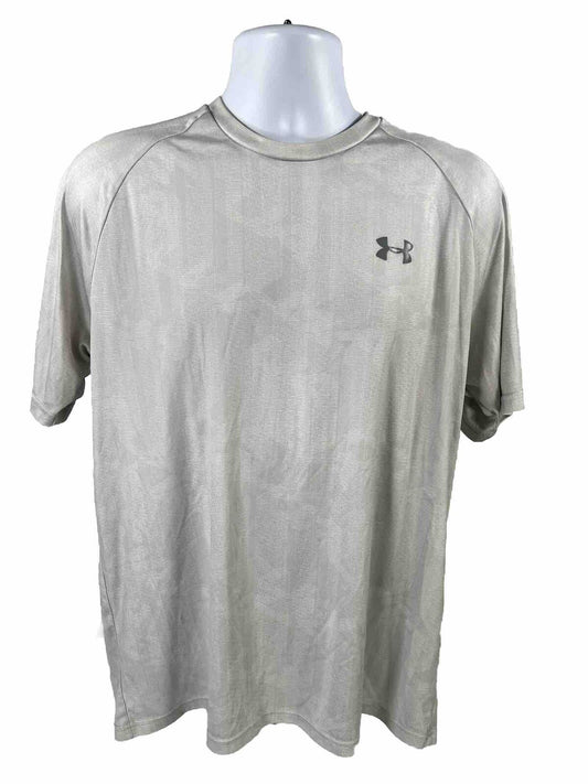 Under Armour Men's Gray Short Sleeve HeatGear Loose Fit Shirt - XL