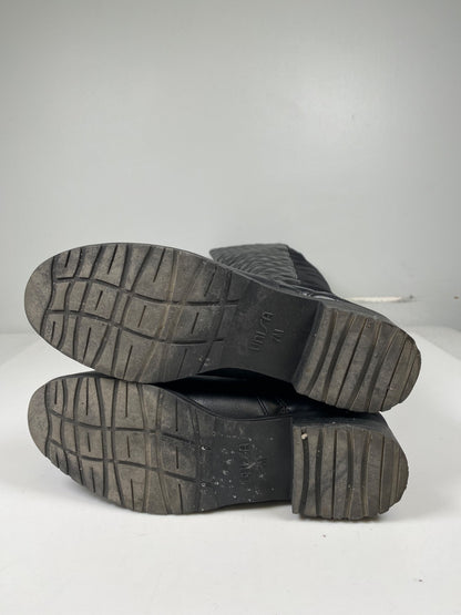 Unisa Women’s Black Quilted Over The Knee Boots - 7