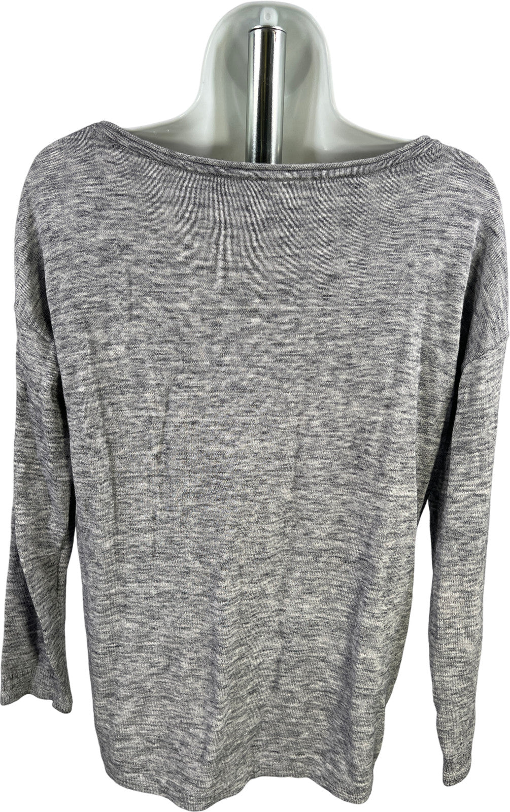 Pure J.Jill Women’s Gray Long Sleeve Thin Knit Sweater - S Petite