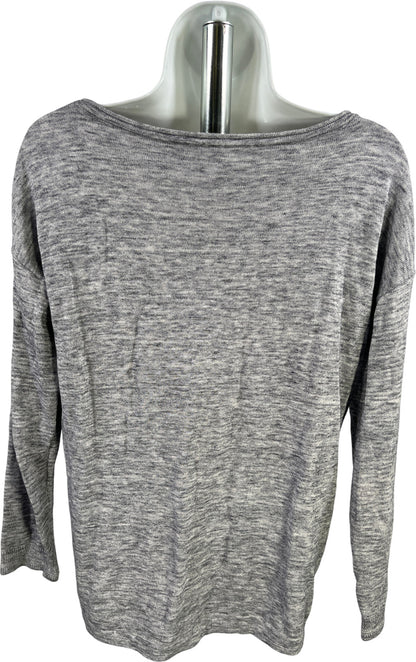 Pure J.Jill Women’s Gray Long Sleeve Thin Knit Sweater - S Petite