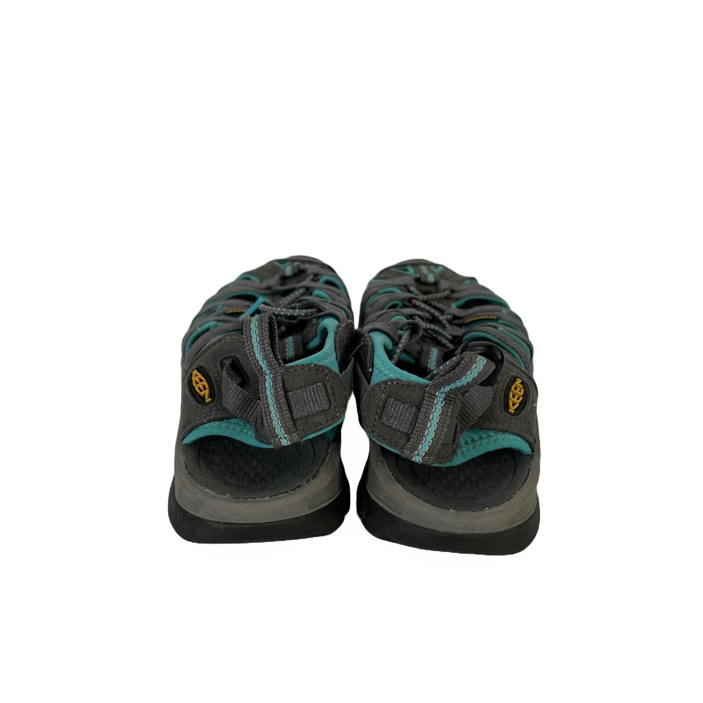 Keen Women's Gray/Blue Whisper Closed Toe Hiking Sport Sandals - 7
