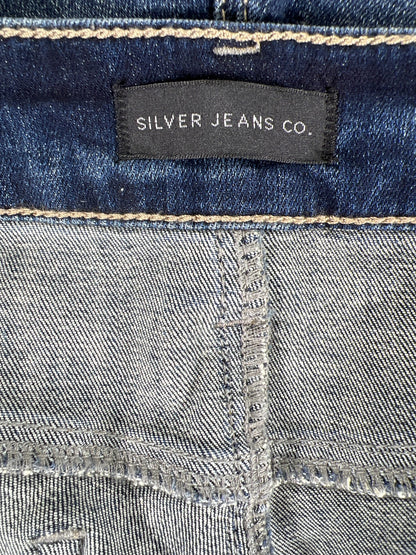 Silver Women’s Dark Wash Girlfriend Fit Denim Jeans - 24x29