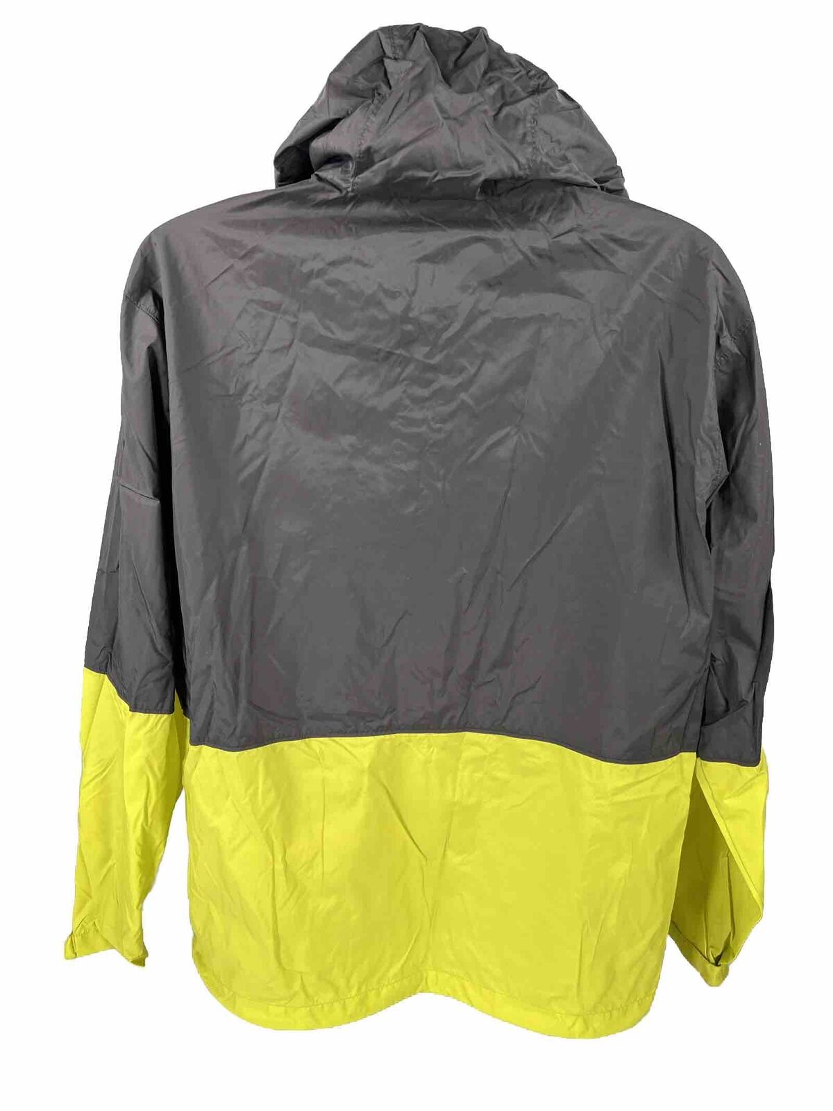 Columbia Men's Gray/Green Roan Mountain Full Zip Rain Jacket - L