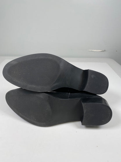 Steve Madden Women’s Black Suede Dover Pull On Chelsea Ankle Boots - 11