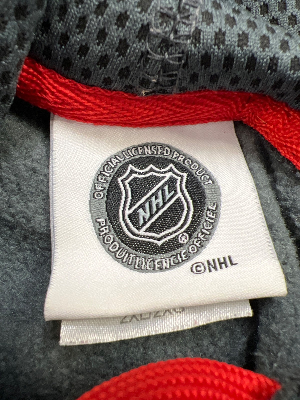 NFL Men’s Gray/Red Detroit Red Wings Long Sleeve Pullover Sweatshirt - 2XL