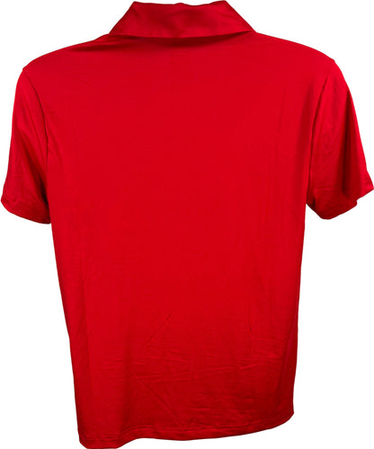 Old Navy Active Men’s Red Cloud Motion Short Sleeve Athletic Polo Shirt - S