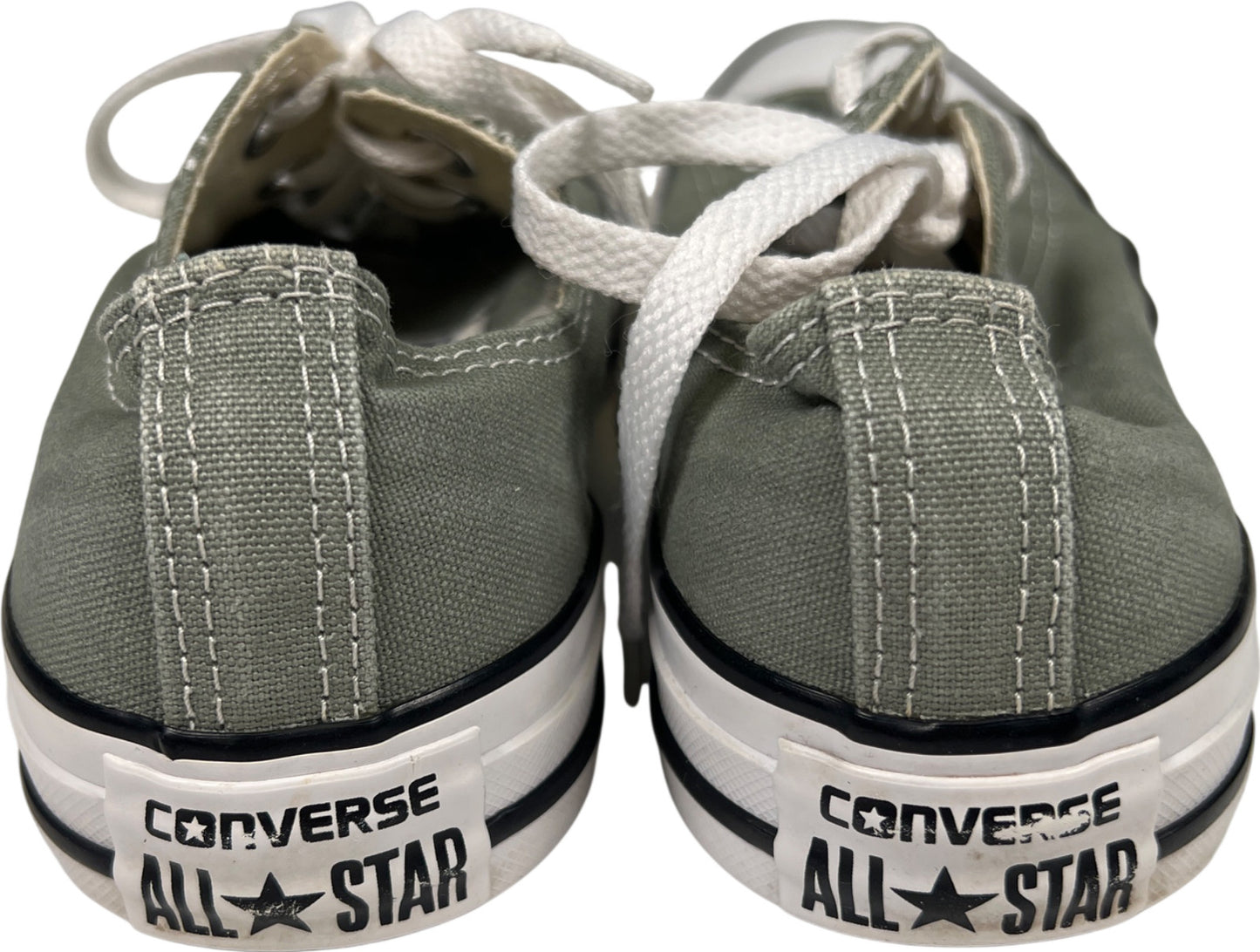 Converse Unisex Gray Canvas Low Top Sneakers - Women’s 8