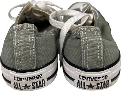 Converse Unisex Gray Canvas Low Top Sneakers - Women’s 8