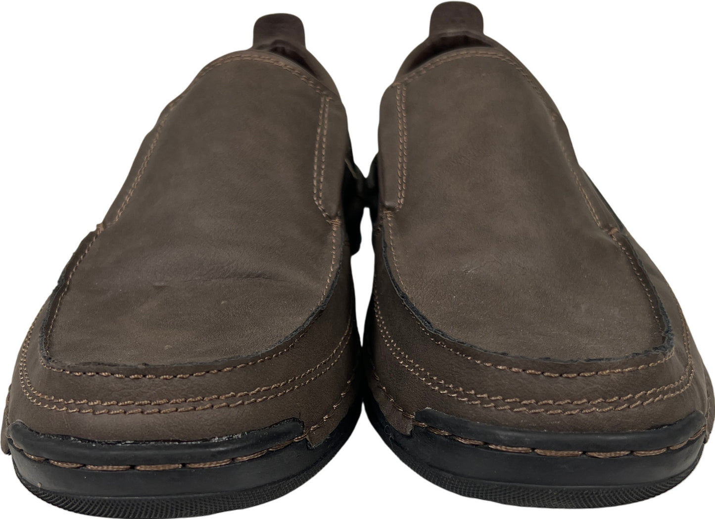 Izod Men’s Gray Memory Foam Thomas Slip On Walking Loafers - 9