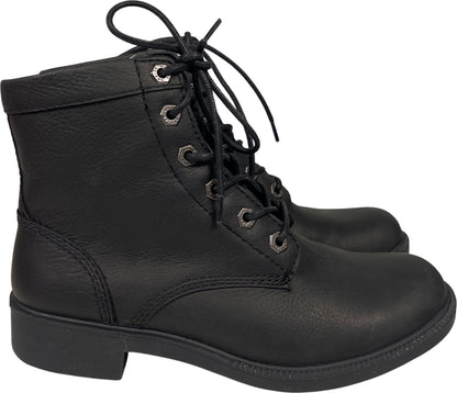 Kodiak Women’s Black Leather Original Waterproof Lace Up Combat Boots - 7.5