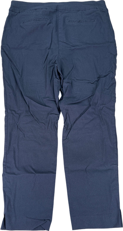 Chico’s Women’s Blue Stretch Slim Leg Pull On Pants - 2.5/US 14