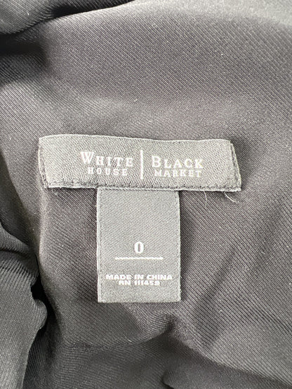 White House Black Market Women’s Black Sleeveless Sheath Dress