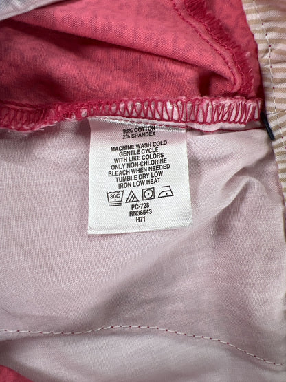 NEW Izod Women’s Pink Hot Tropic Bermuda Walking Shorts - 14
