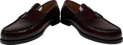 French Shriner Men’s Brown/Red Leather Arlington Penny Loafer - 11