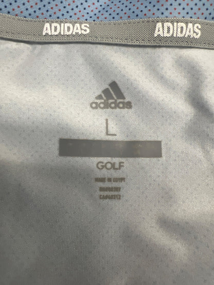 Adidas Men’s Blue Short Sleeve Athletic Golf Polo Shirt - L