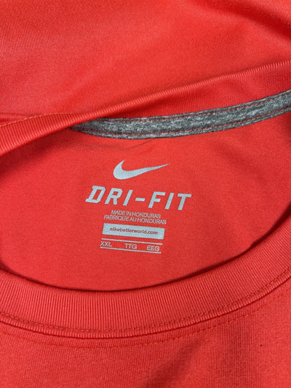 Nike Men’s Red Dri-Fit Short Sleeve Athletic T-Shirt - XXL