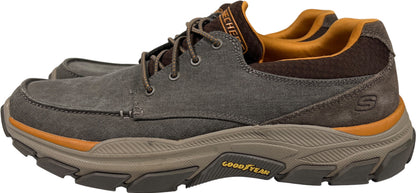 Skechers Men’s Gray Slip In Goga Mat Relaxed Arch Fit Slip On Shoes - 10.5