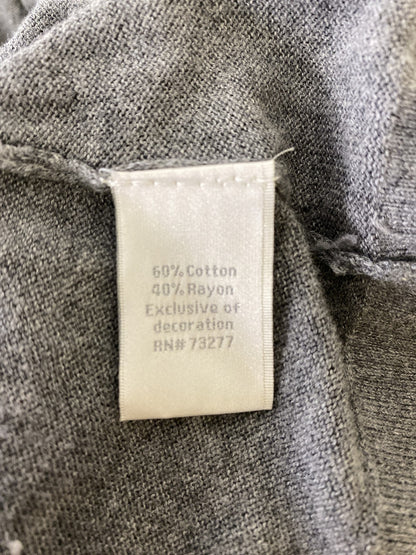 Lauren Conrad Women’s Gray Thin Knit Open Cardigan Sweater - XL