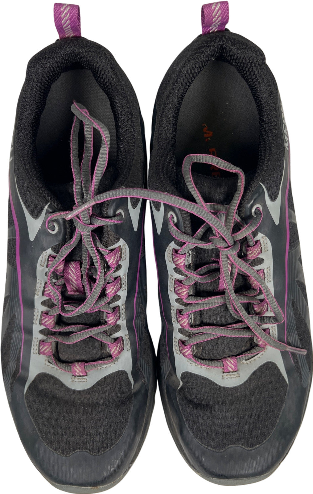 Merrell Women’s Black/Purple Siren Edge Lace Up Hiking Shoes - 8