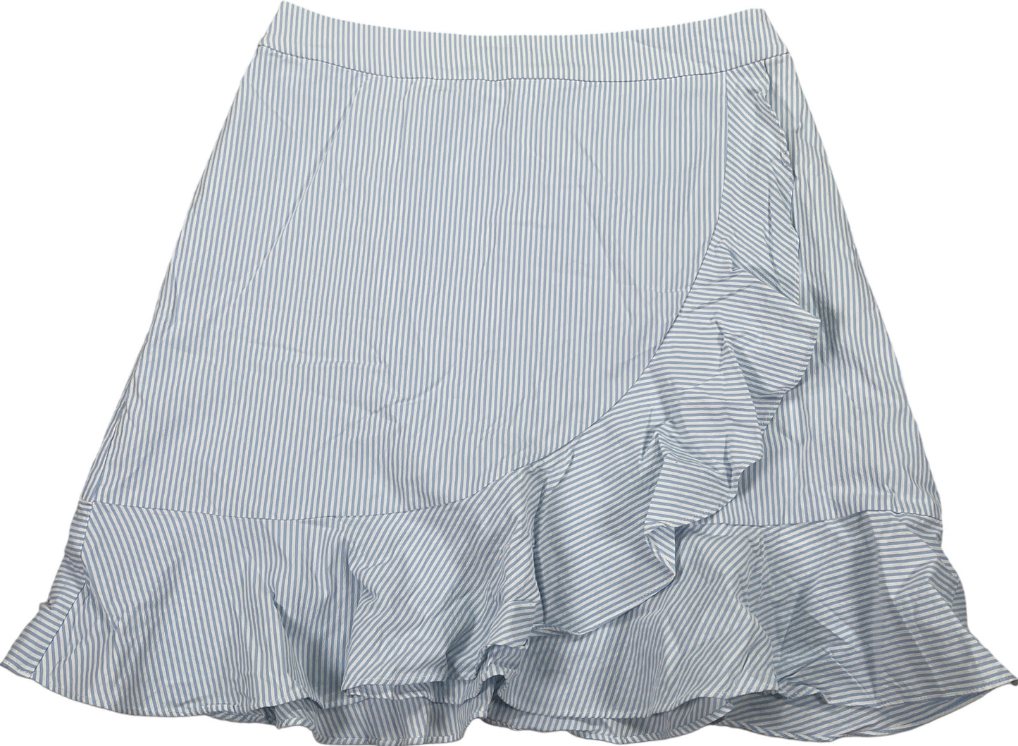 NEW Southern Tide Women’s Blue/White Stripe Seersucker Ruffle Skirt - 6
